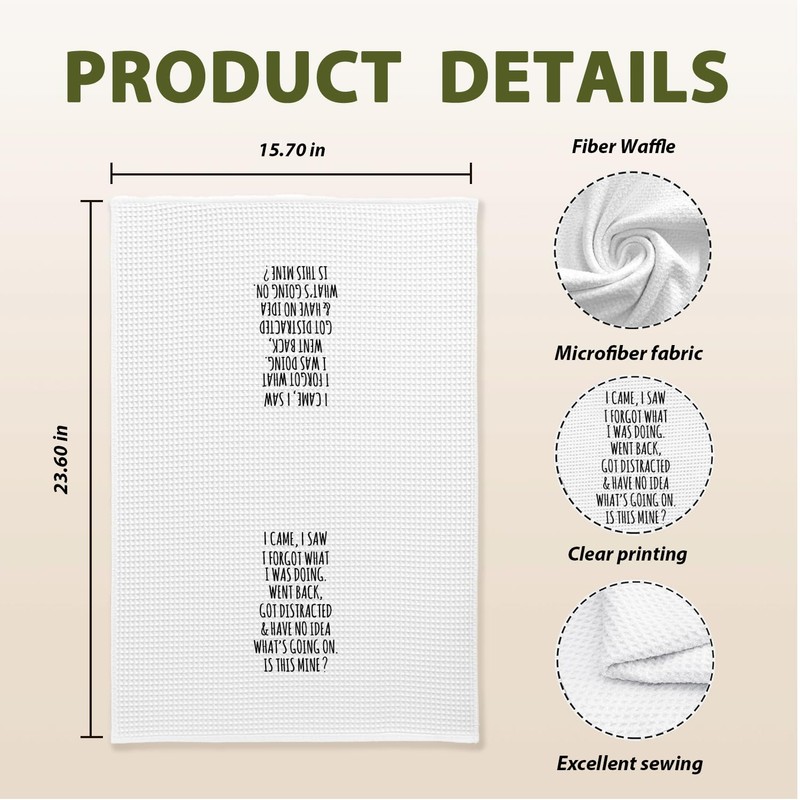 Funny Gifts for Kitchen, Funny Gifts for Women Dish Towels