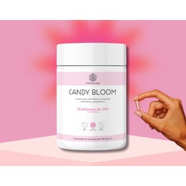 CANDY BLOOM SUPLEMENTO ALIMENTICIO A BASE DE ARANDANO Y PROBIOTICOS                                                                                   