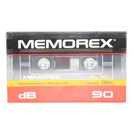 Memorex DB Type I Normal Bias 90 Cassette Blank Tape 1/Each