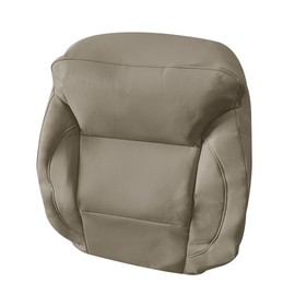 Zieichy Driver & Passenger Side Top Lean Back Replacement Leather Seat Cover Tan Compatible with Chevy Silverado 1500 2500HD 3500HD Tahoe Suburban GMC Sierra Yukon 2015-2019