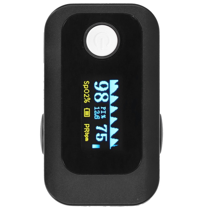 Fingertip Pulse Oximeter LED Screen Blood Oxygen Saturation Monitor with