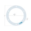 Pellet Stove 6" Round Gasket, Exhaust or Combustion Blower -
