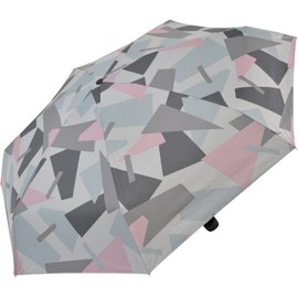 Doppler UV Protection Umbrella Carbon Steel Mini XS Women's Pocket Umbrella Small and Stable, Triangles