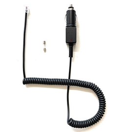 DCPOWER DC Coiled/Curled Power Cord Compatible Replacement for Cobra Elite DualPro 360 Degree Radar Detector