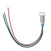 4 Sets PreWired Round LEDs Waterproof 2Color Indicator Light Common