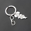 Edna Mode Quote Keychain I Never Look Back Darling it