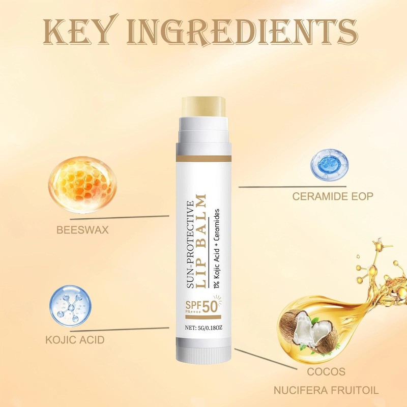 SPF Lip Balm 50, UV Protection, Moisturising for Dry &