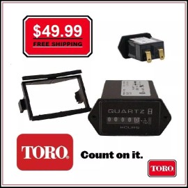 Toro 1-513374 Hour Meter STX-26 Stump Grinder Model 23208, 23208G, 23210, 23210G