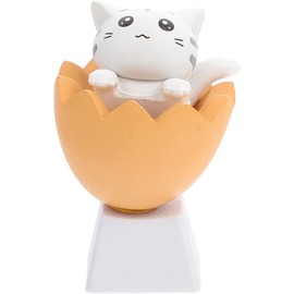 KOMBIUDA Teclas Mecánicas Personalizadas Diseño De Gato Repuesto De Teclas Para Teclados Accesorio Informático Duradero Original