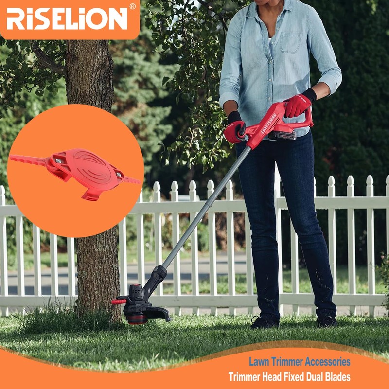 RISELION Weed Eater Bladed Head Compatible with Craftsman String Trimmer