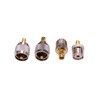 Yuelulala 4pcs SMA to UHF Male Female Adapter RF coaxial