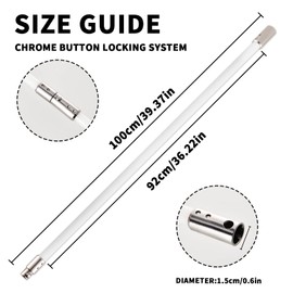 Bluesea 1 Piece Chimney Sweep Brush, Chimney Cleaning Kit Accessories with Hex Key and Adapter for Electric Drill, Durable Nylon Brush for Fireplace Flue Use.