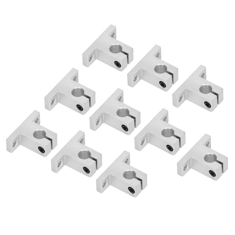 10 Pcs Linear Motion Rail Guide Support Aluminum Alloy High
