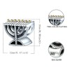 Charm De Menorá Judía Menorah En Plata 925. Joyería Única