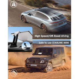 for Starlink Mini Car Mount,Starlink Mini Suction Cup Mount Kit Accessories for Dashboard Magnetic Roof RV Roof Rack Dash Pole
