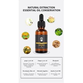 Gtal 2×aceite Para Barba 5 Ml Para Hacer Crecer La Barba X