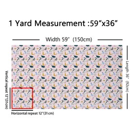 Erosebridal - Tela de gato arcoíris de The Yard, para niños, divertido gatito, material de leche, para amantes de los gatos, tela decorativa para interiores y exteriores, tapicería de animales de
