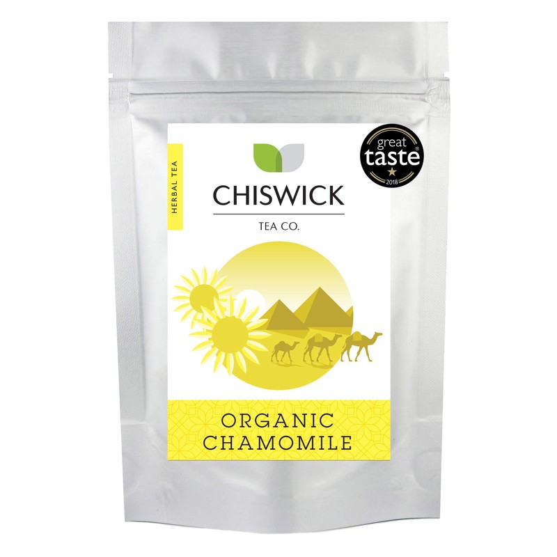 Organic Chamomile Flowers Egyptian (Camomile) Premium Loose Leaf Herbal Tea