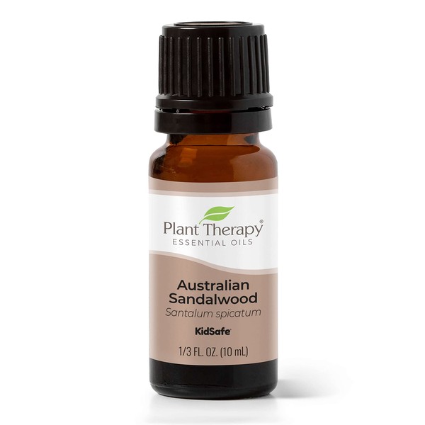 Plant Therapy Australian Sandalwood Essential Oil 100% Pure, Undiluted, Natural Aromatherapy for Diffusion and Body Care, Therapeutic Grade 10 mL (1/3 oz)