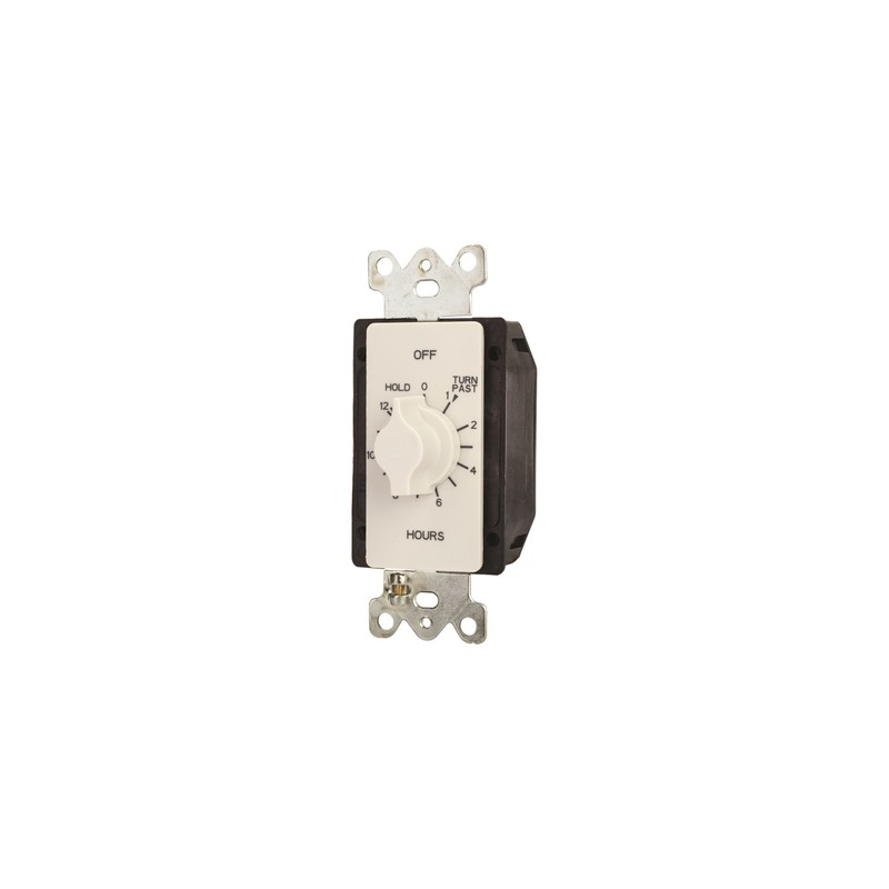 A Series Springwound Auto Off in-Wall Time Switch with Hold,