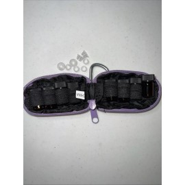 doTerra Essential Oil KeyChain Pouch Case 8 Amber Vials 5/8 Dram 2ml Travel. NEW