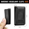 12 Pack Hard Hat Light Clips for Headlamp, Hardhat Light