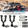 Single Gun Rack for ATV UTV, atv gun holder Universal