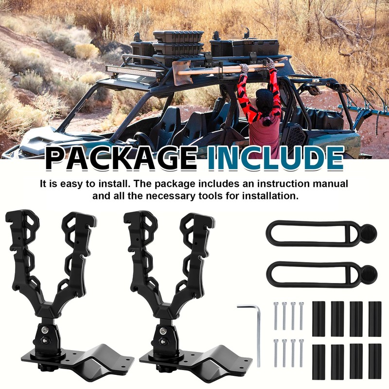 Single Gun Rack for ATV UTV, atv gun holder Universal