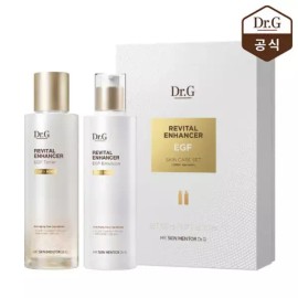 Dr.G 닥터지 리바이탈 인헨서 EGF 기초 2종 세트(토너 150ml+에멀전 150ml) Dr.G Revital Enhancer EGF Basic Set (Toner 150ml + Emulsion 150ml)