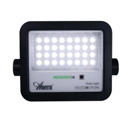 Anern Outdoor Solar Flood Light, 6500K Bright White Floodlights, IP65 Waterproof Solar Power Security Light, Dusk to Dawn with Remote Control for Yard, Garden, Shed, Barn, Porch