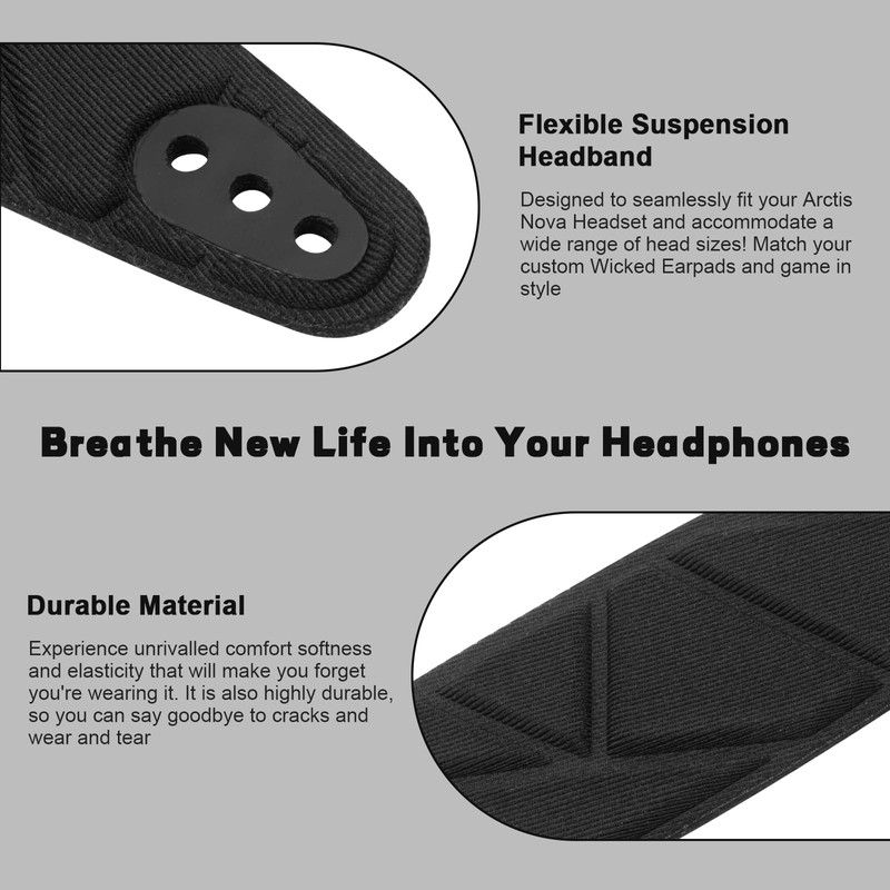 Arctis Nova Pro Replacement Headband, Compatible with SteelSeries Arctis Nova