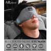 ARniwer Bluetooth Music Eye Mask Wireless Bluetooth Speaker with Crystal