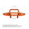 Aluminum Alloy Front Bumper RC Car Upgrade Accessory with LED