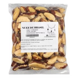 Nuez de Brasil pelada sin sal y sin tostar 500g
