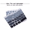 HRH Ultra Thin Korean Language Silicone Keyboard Cover Skin for