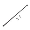 Magnetic Hanging Rod with Hooks Multifunctional Metal Side Suspension Bar
