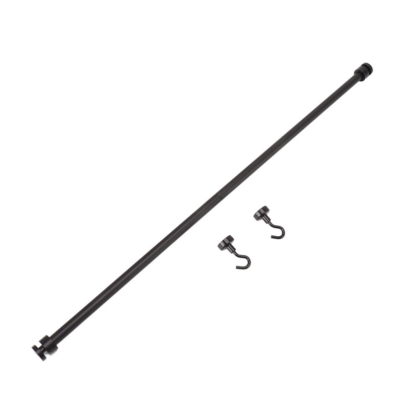 Magnetic Hanging Rod with Hooks Multifunctional Metal Side Suspension Bar