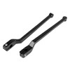 Black 9.84" Extended Shifter Lever Heel Toe Shift Levers Set