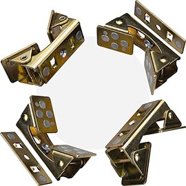 Strong Hand Tools Heavy Duty Magnetic V-Pads Kit, 4 Piece Kit, 8 Magnets Per V-Pad, Removable Magnetic Back Plate, Magnetic Pull Force: 58 LBS (26 kg), 5 x 2.5″, XPV820-4PPK, Strong Hand Tools