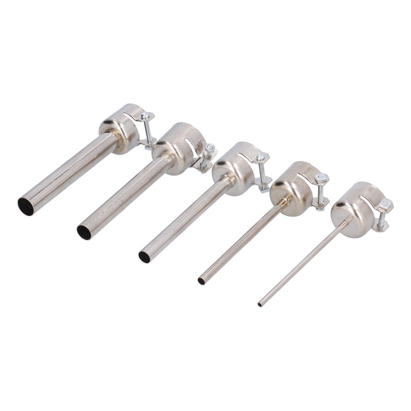 5Pcs Hot Air Gun Nozzle Kit Lengthened Straight 850 BGA