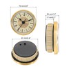 PATIKIL 2.8" 70mm Quartz Clock Insert, Round Quartz Movement Miniature