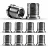 KPALAG 10PCS Stainless Steel Spark Plug Port Insert Installer Tools