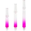 L-Style L-Shaft Lock Straight Twotone Transparent Pink Display Length 330