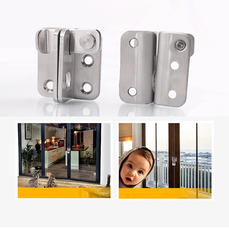 YUOIP® Hasp Latch Gate Bolt Lock Gate Latch Door Bolt