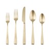 CAMBRIDGE Silversmiths Samira Champagne Satin 20-Piece Flatware Set, Service for