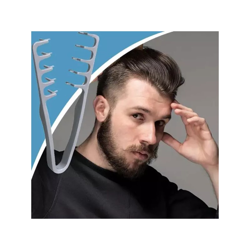 Texture Comb 텍스처 콤 와이드 톱니빗 젖은 머리 스타일링 볼륨업