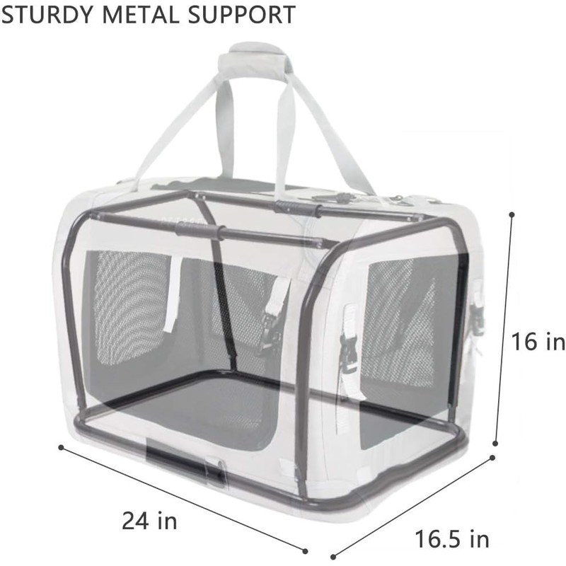 Petseek Extra Large Cat Carrier Soft Sided Folding Small Medium