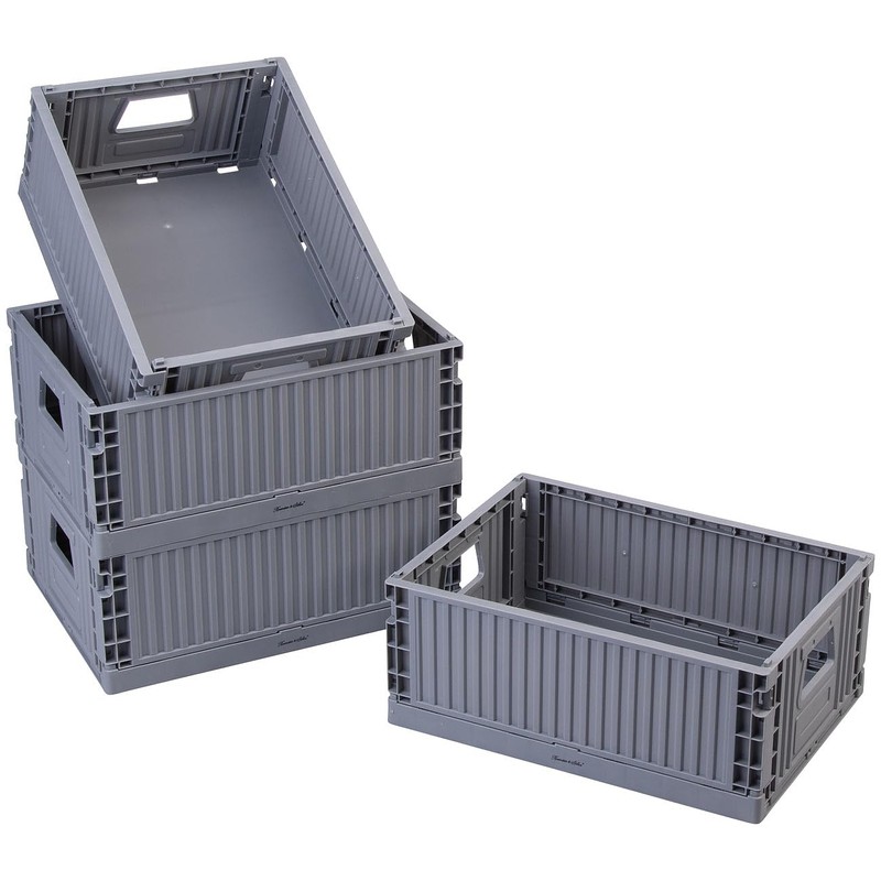 Rosenstein & Söhne Plastic Boxes: Set of 6 Plastic Storage
