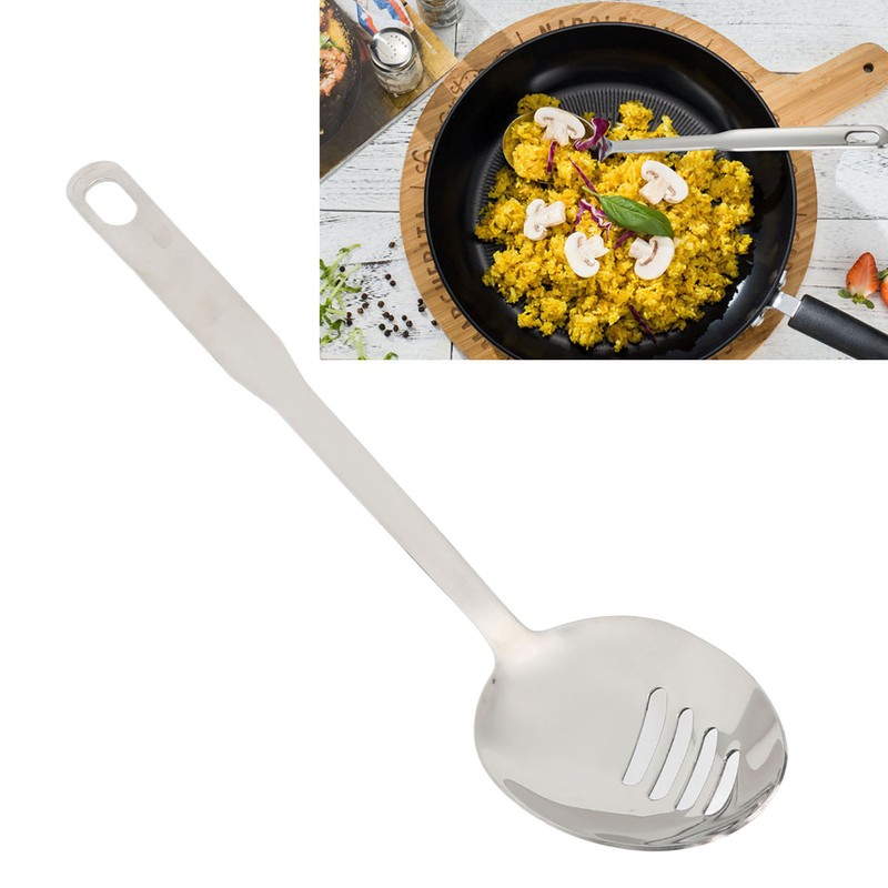 Serving Spoon Cooking Spoon Stainless Steel Hanging Hole Dishwasher Safe