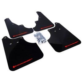 Rally Armor MF11-UR-BLK/RD Black, Red Mud Flap with Logo (2009+ Subaru Forester UR), 1 Pack
